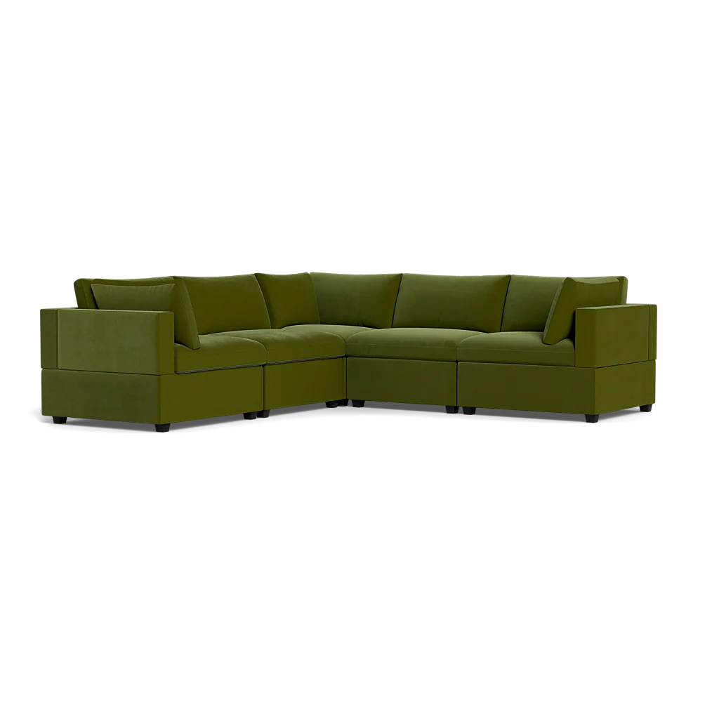 Mi Casa Furniture Box Cushion Corner Sectional