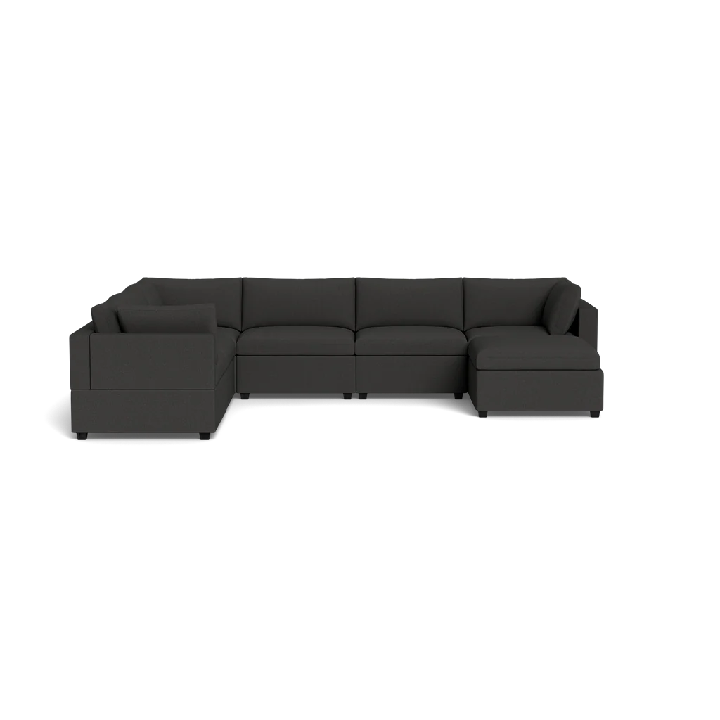 Mi Casa Furniture Box Cushion Grand Corner + Ottoman