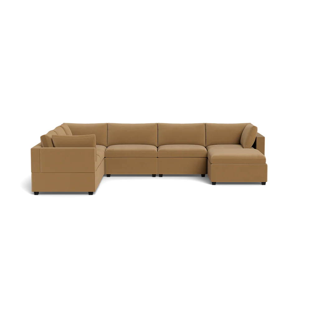 Mi Casa Furniture Box Cushion Grand Corner + Ottoman