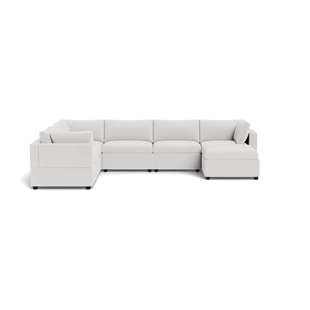 Mi Casa Furniture Box Cushion Grand Corner + Ottoman