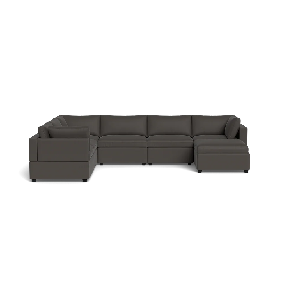 Mi Casa Furniture Box Cushion Grand Corner + Ottoman