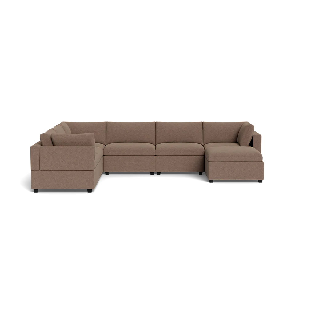 Mi Casa Furniture Box Cushion Grand Corner + Ottoman