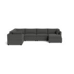 Mi Casa Furniture Box Cushion Grand Corner + Ottoman