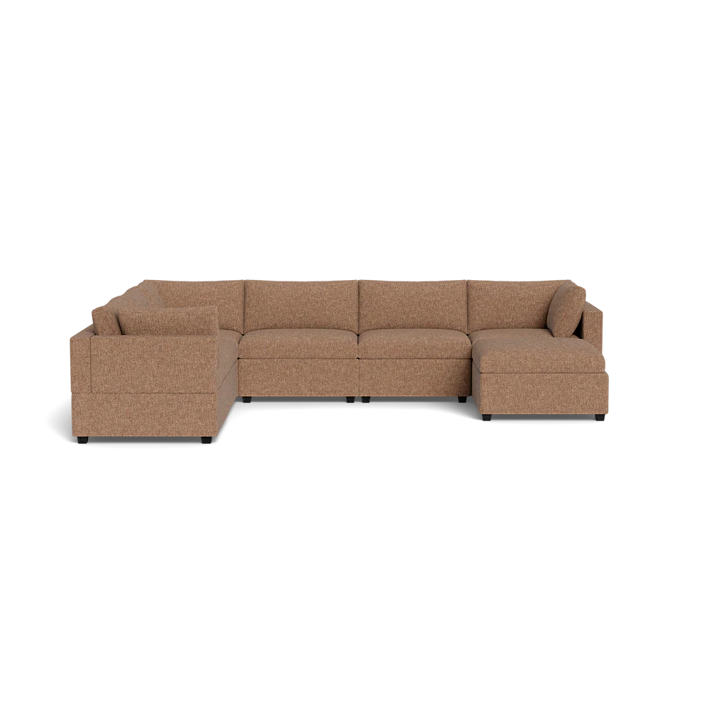 Mi Casa Furniture Box Cushion Grand Corner + Ottoman