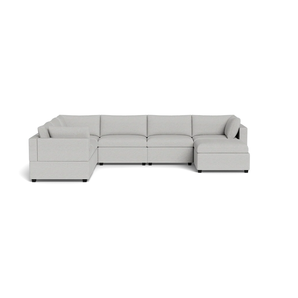 Mi Casa Furniture Box Cushion Grand Corner + Ottoman