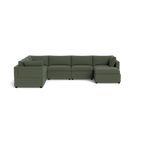 Mi Casa Furniture Box Cushion Grand Corner + Ottoman