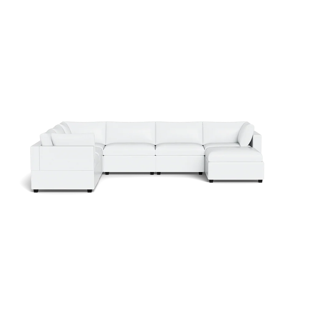 Mi Casa Furniture Box Cushion Grand Corner + Ottoman