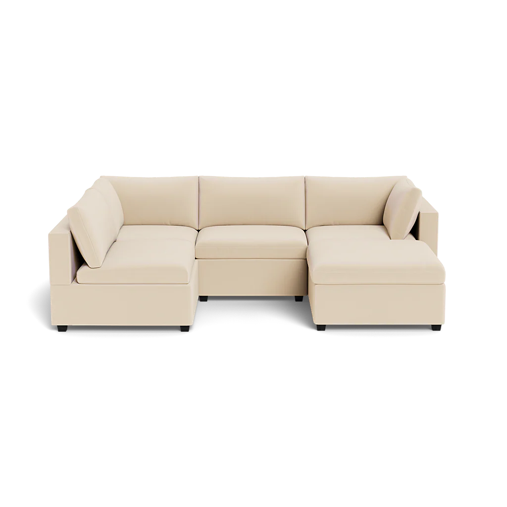 Mi Casa Furniture Box Cushion L-Shape + Ottoman
