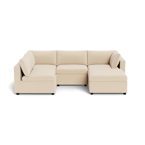 Mi Casa Furniture Box Cushion L-Shape + Ottoman