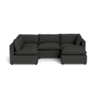 Mi Casa Furniture Pillow Cushion L-Shape + Ottoman