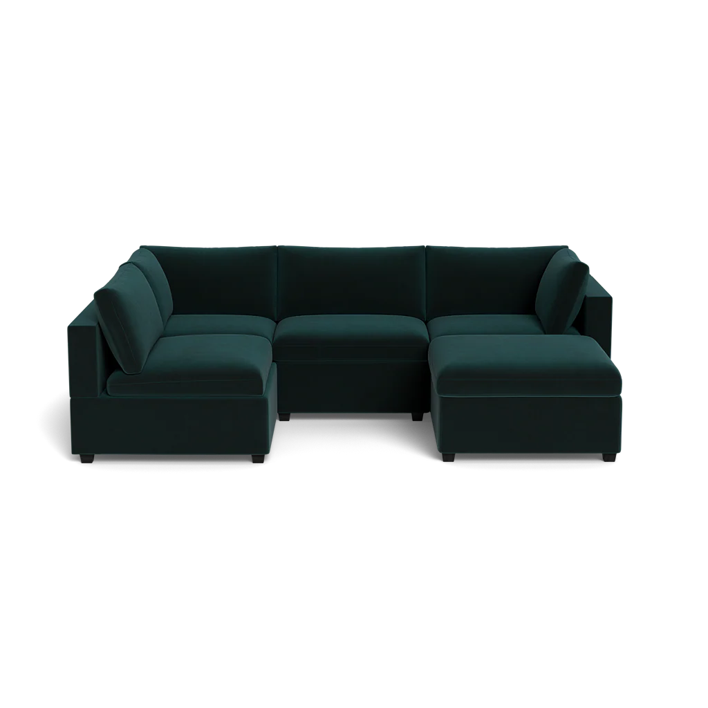Mi Casa Furniture Box Cushion L-Shape + Ottoman