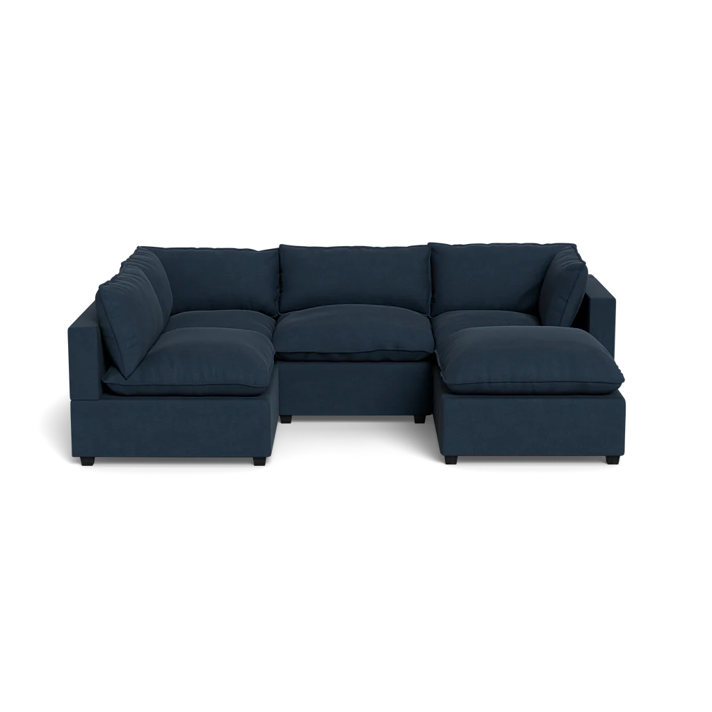 Mi Casa Furniture Pillow Cushion L-Shape + Ottoman