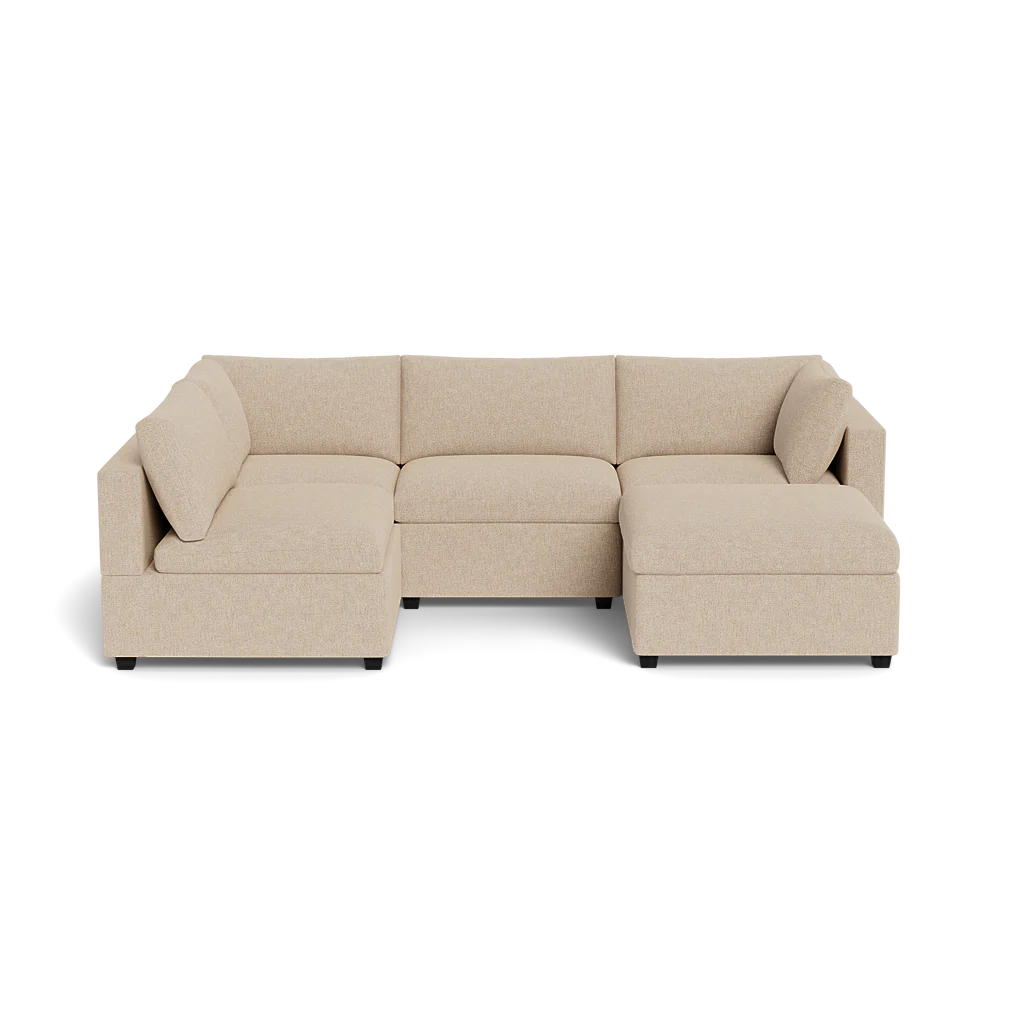 Mi Casa Furniture Box Cushion L-Shape + Ottoman
