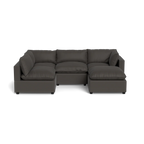 Mi Casa Furniture Pillow Cushion L-Shape + Ottoman