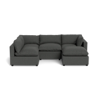 Mi Casa Furniture Pillow Cushion L-Shape + Ottoman