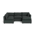 Mi Casa Furniture Pillow Cushion L-Shape + Ottoman