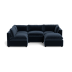 Mi Casa Furniture Pillow Cushion L-Shape + Ottoman