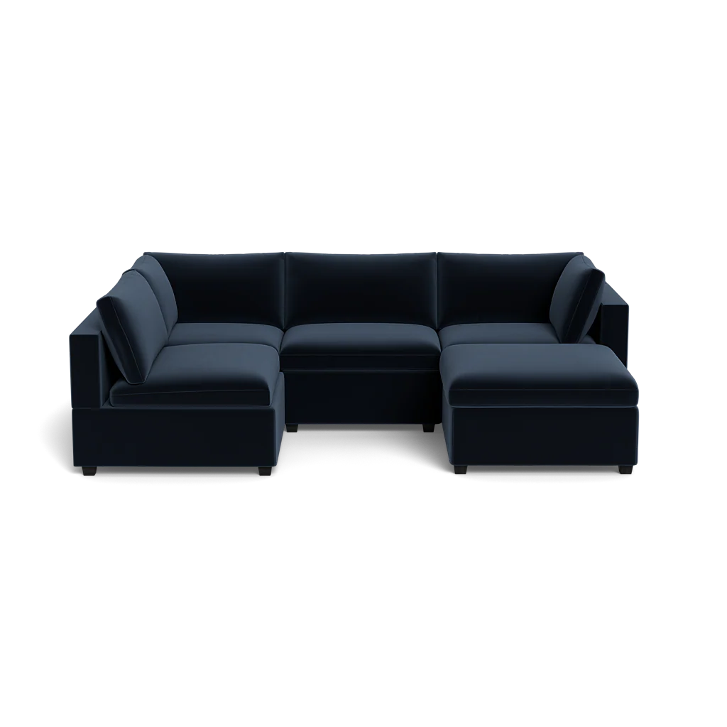 Mi Casa Furniture Box Cushion L-Shape + Ottoman
