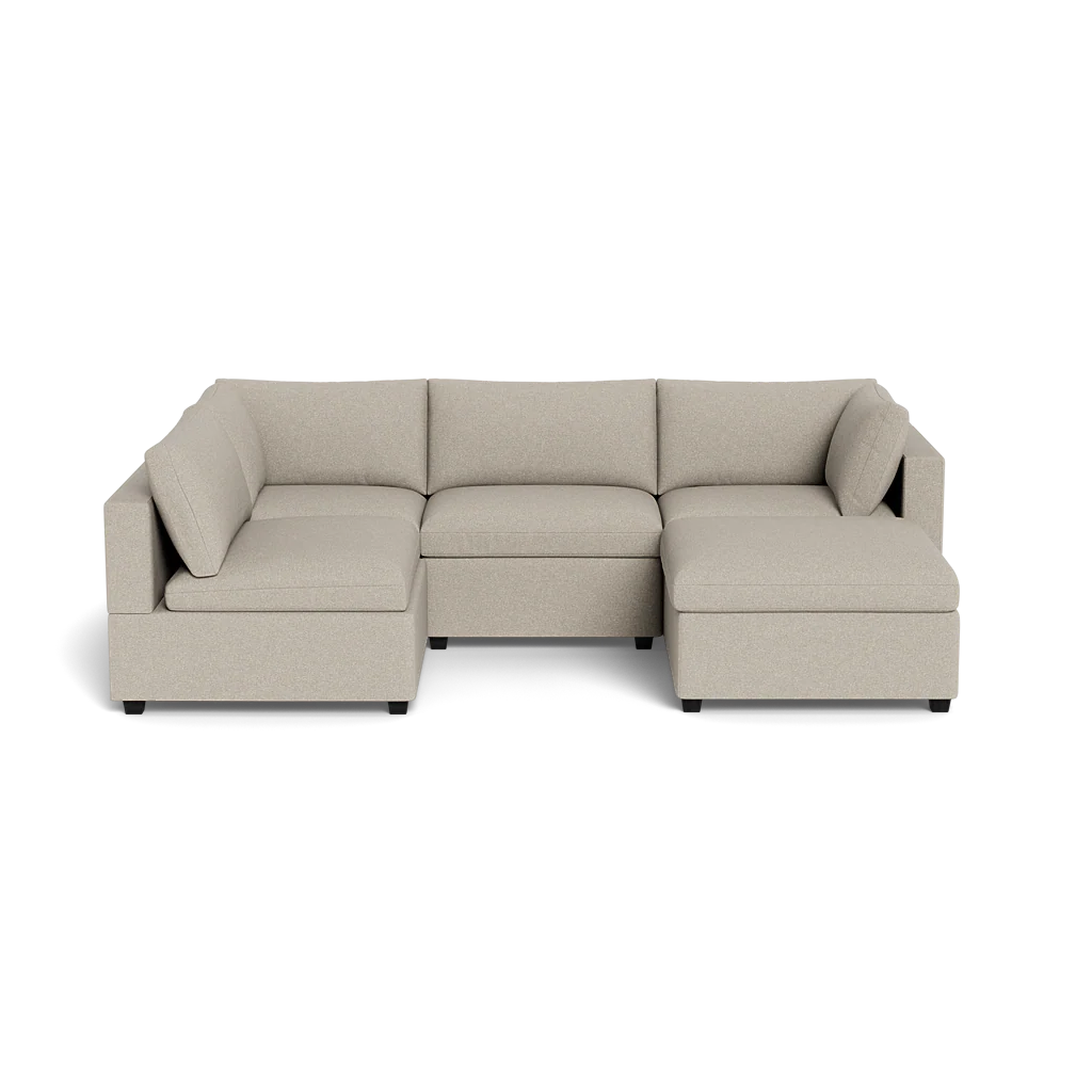 Mi Casa Furniture Box Cushion L-Shape + Ottoman