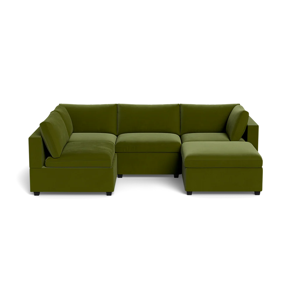 Mi Casa Furniture Box Cushion L-Shape + Ottoman