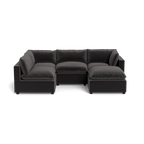 Mi Casa Furniture Pillow Cushion L-Shape + Ottoman