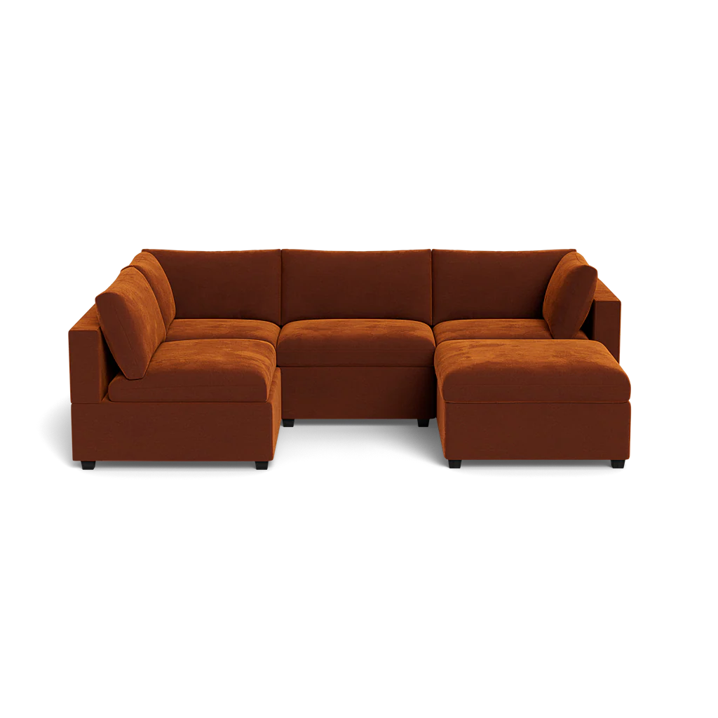 Mi Casa Furniture Box Cushion L-Shape + Ottoman