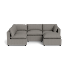 Mi Casa Furniture Pillow Cushion L-Shape + Ottoman