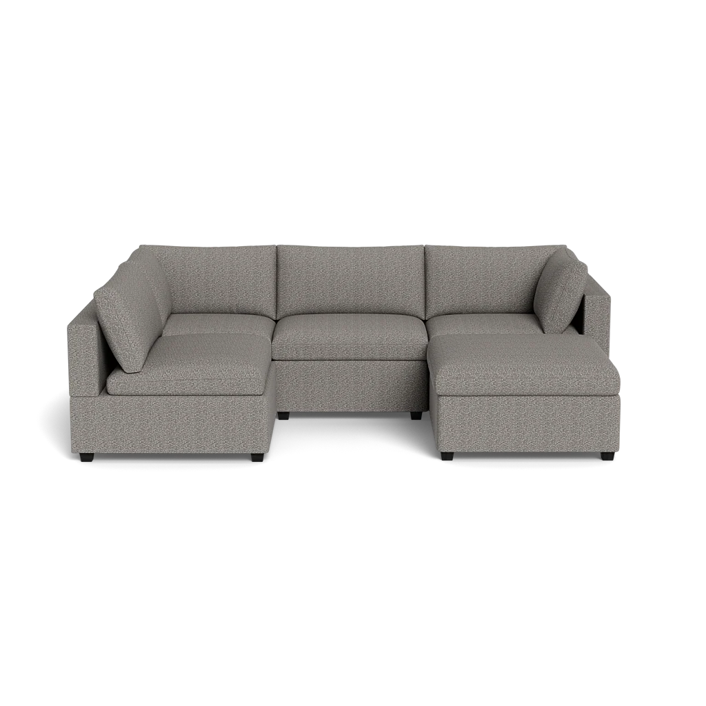 Mi Casa Furniture Box Cushion L-Shape + Ottoman