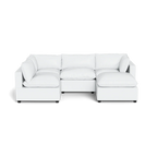 Mi Casa Furniture Pillow Cushion L-Shape + Ottoman