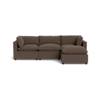 Mi Casa Furniture Pillow Cushion Sofa 122" + Ottoman