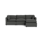 Mi Casa Furniture Pillow Cushion Sofa 122" + Ottoman