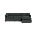 Mi Casa Furniture Pillow Cushion Sofa 122" + Ottoman