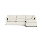 Mi Casa Furniture Pillow Cushion Sofa 122" + Ottoman