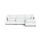 Mi Casa Furniture Pillow Cushion Sofa 122" + Ottoman