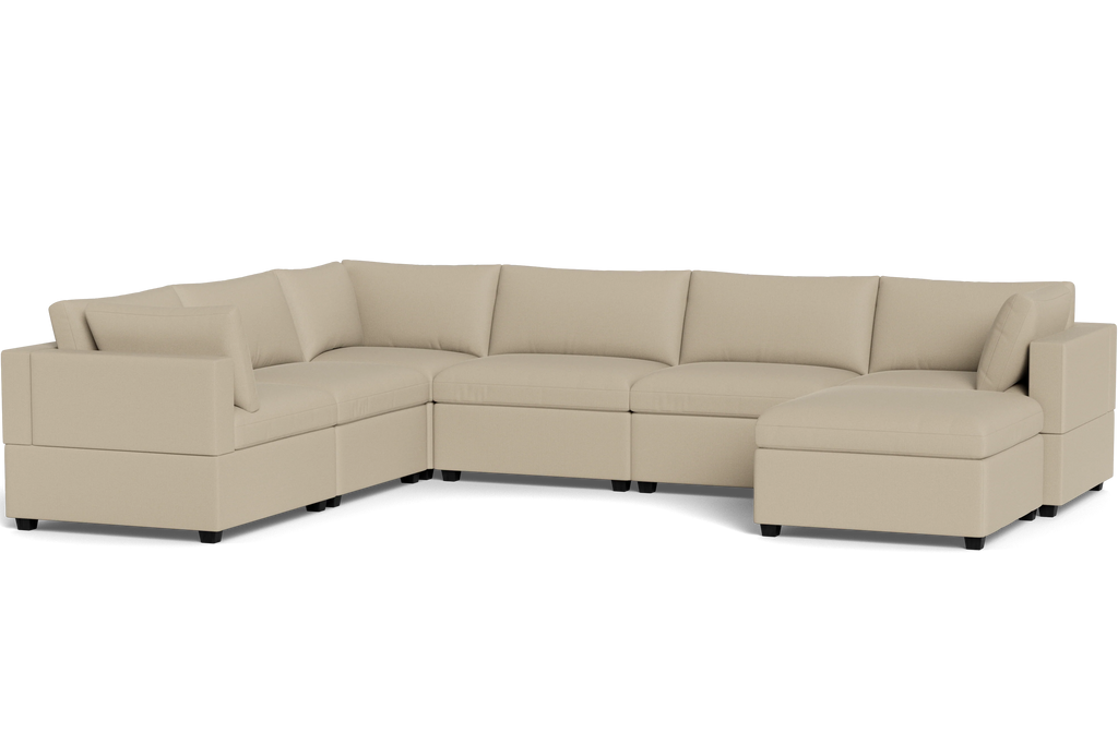 Mi Casa Furniture Box Cushion Grand Corner + Ottoman
