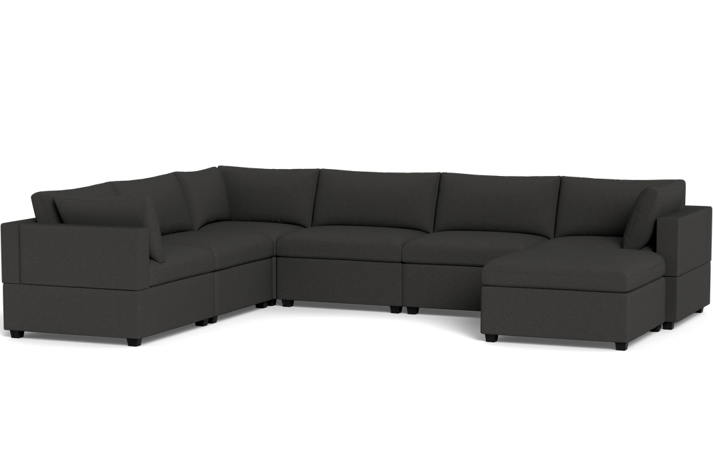 Mi Casa Furniture Box Cushion Grand Corner + Ottoman