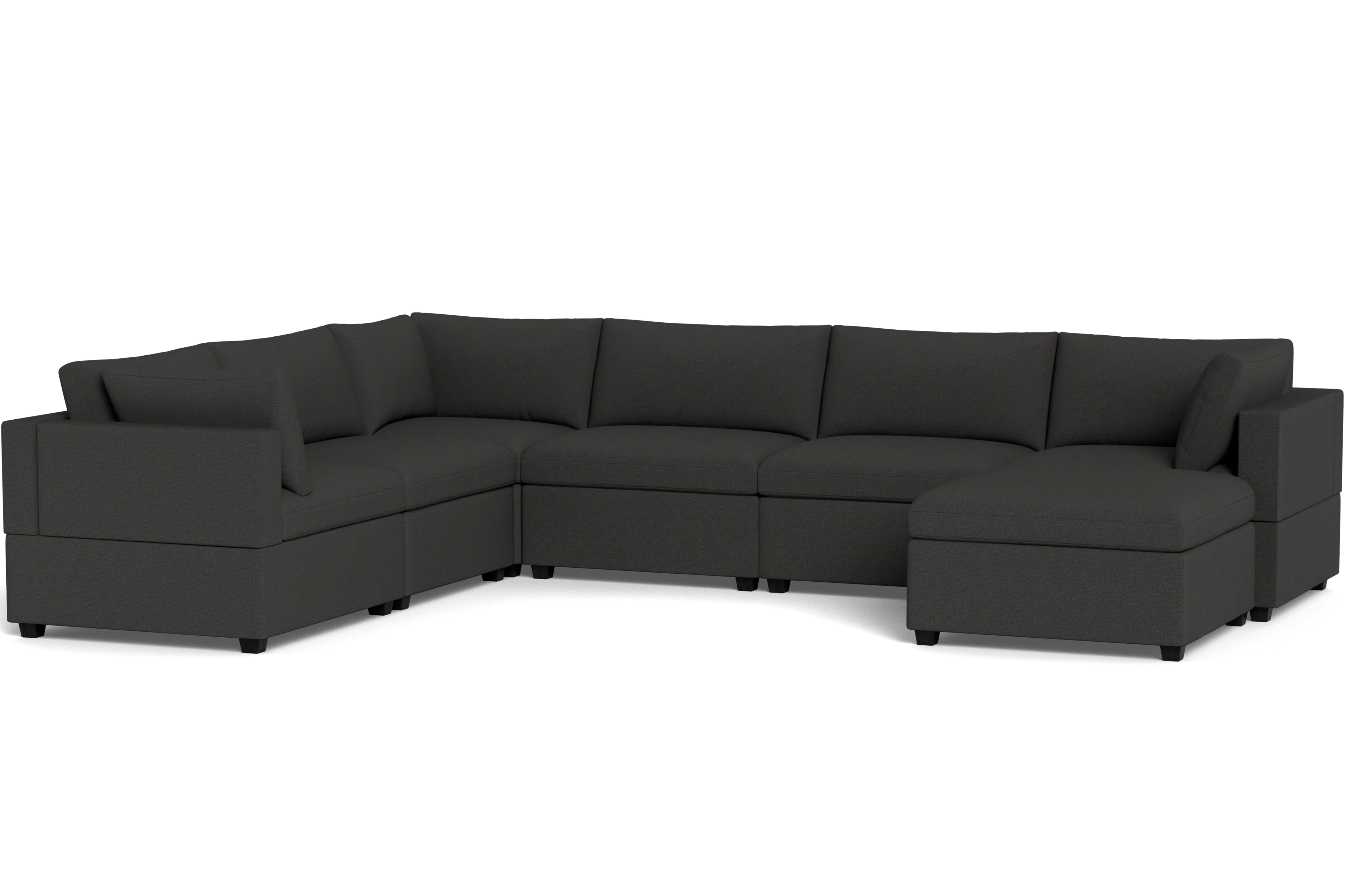 Mi Casa Furniture Box Cushion Grand Corner + Ottoman