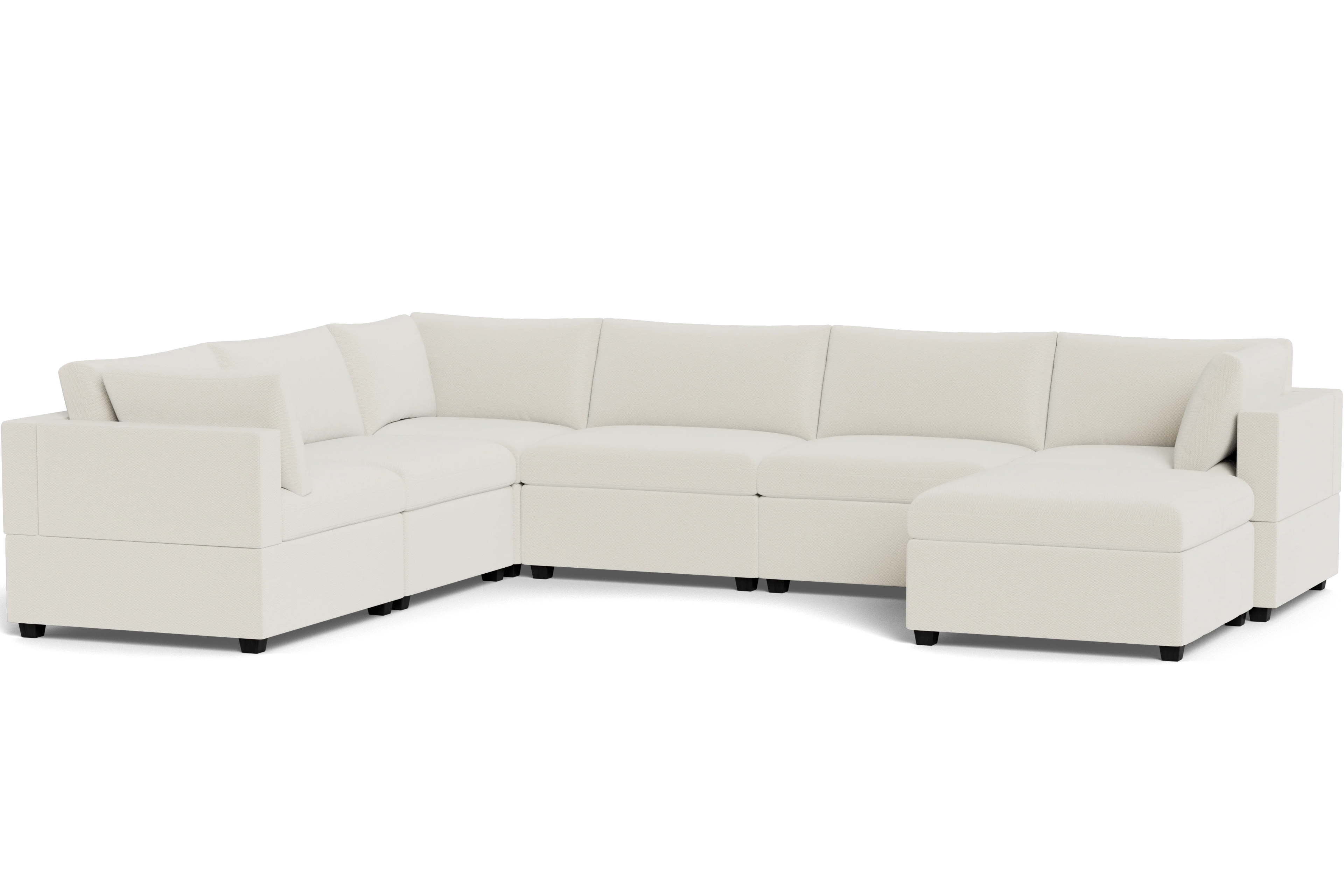 Mi Casa Furniture Box Cushion Grand Corner + Ottoman