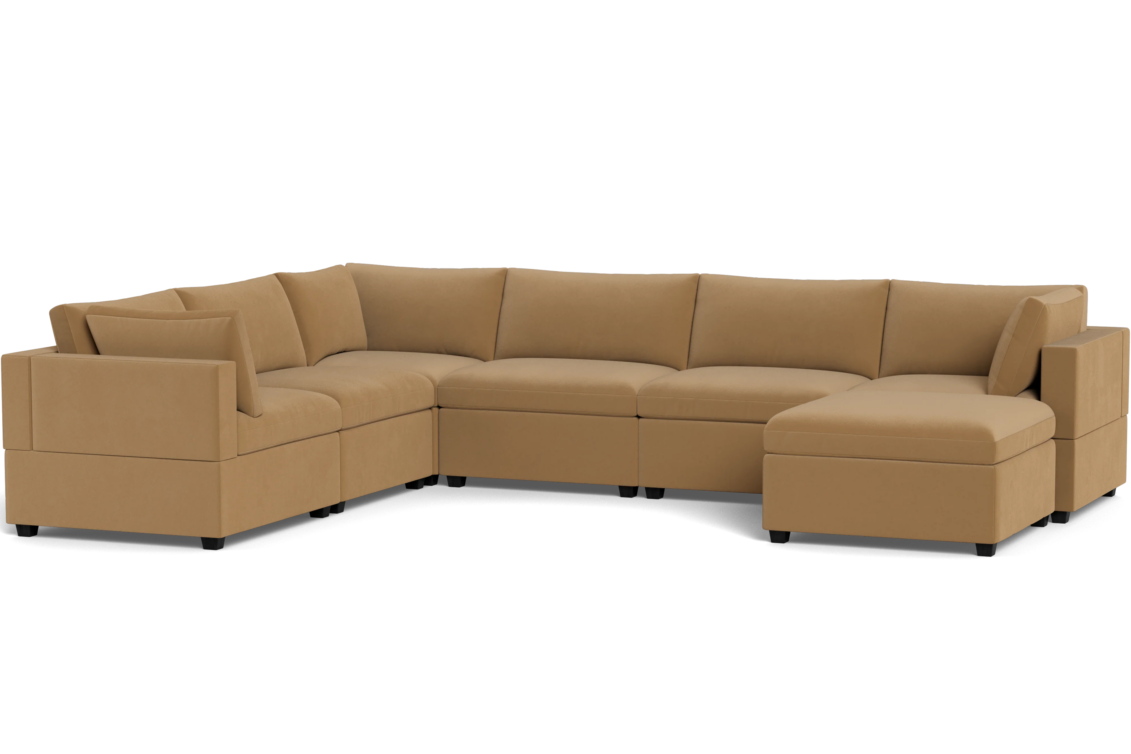 Mi Casa Furniture Box Cushion Grand Corner + Ottoman