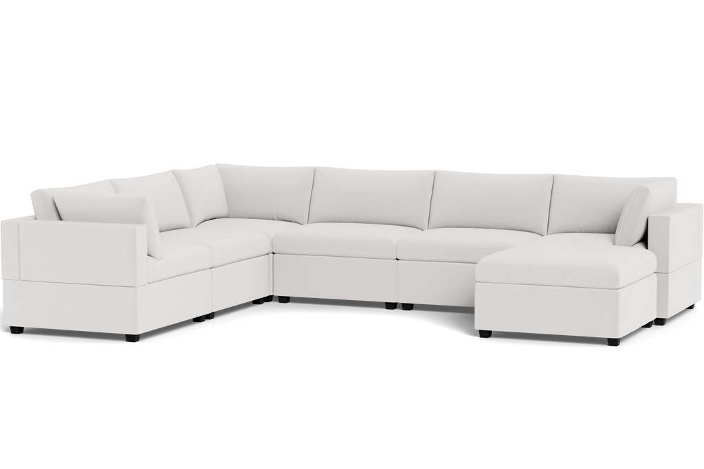 Mi Casa Furniture Box Cushion Grand Corner + Ottoman