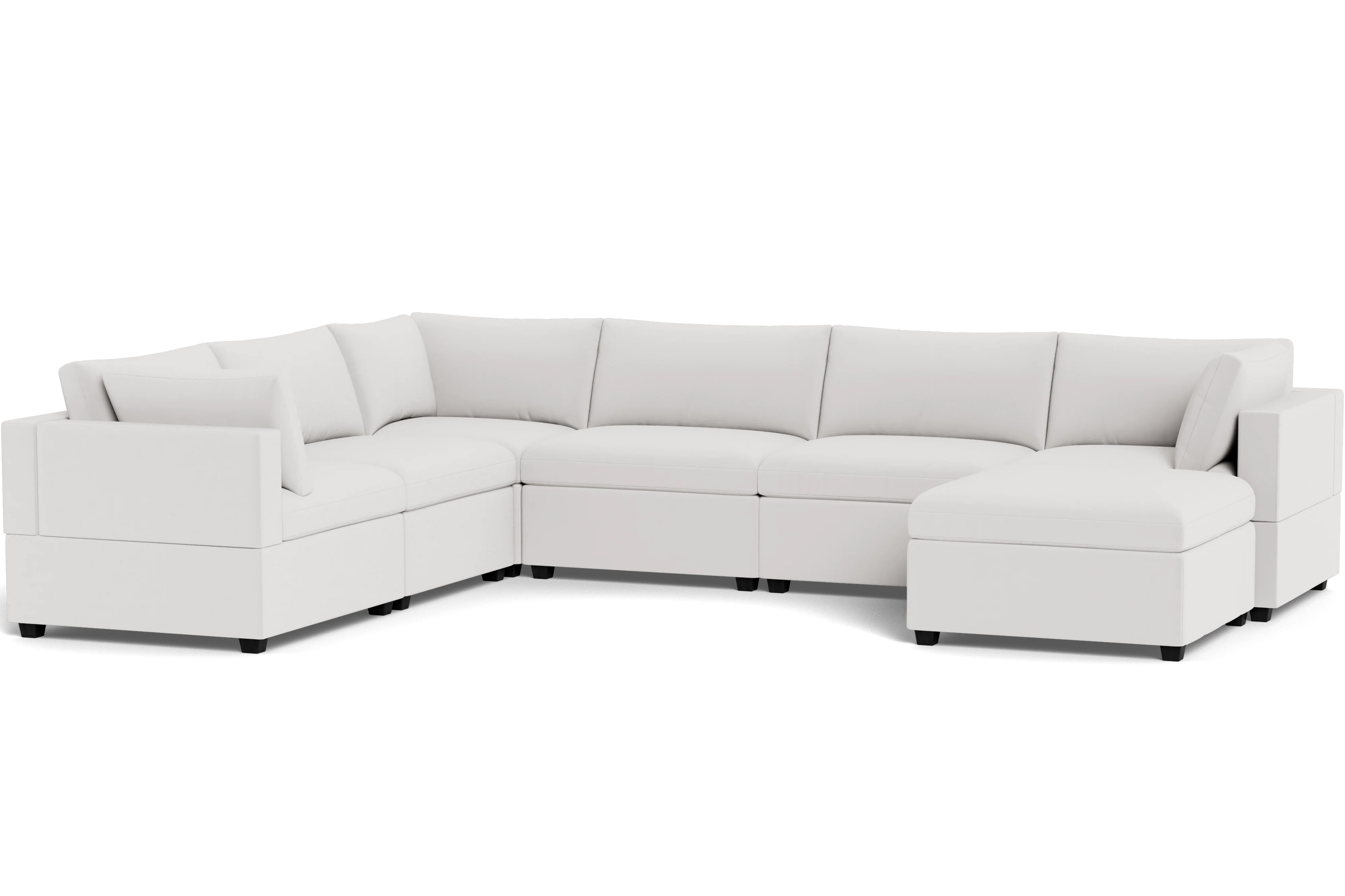 Mi Casa Furniture Box Cushion Grand Corner + Ottoman