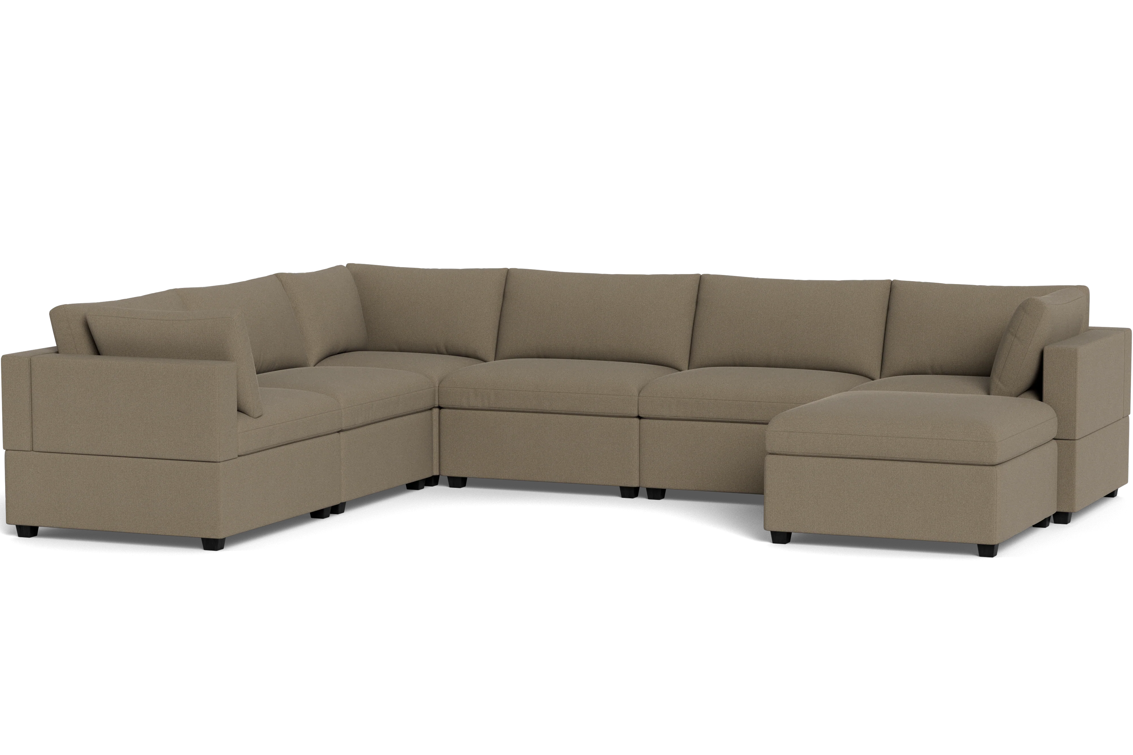 Mi Casa Furniture Box Cushion Grand Corner + Ottoman