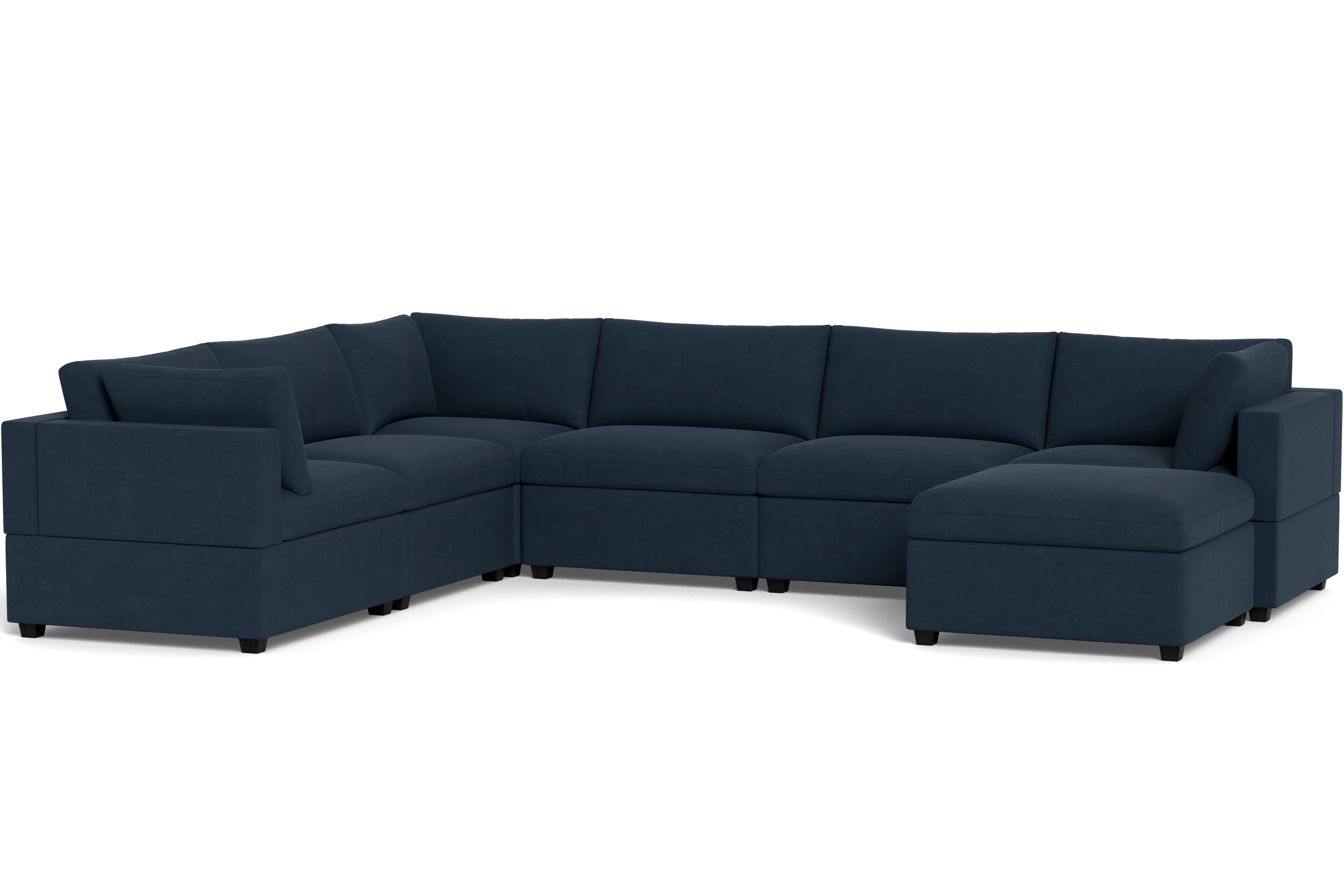 Mi Casa Furniture Box Cushion Grand Corner + Ottoman