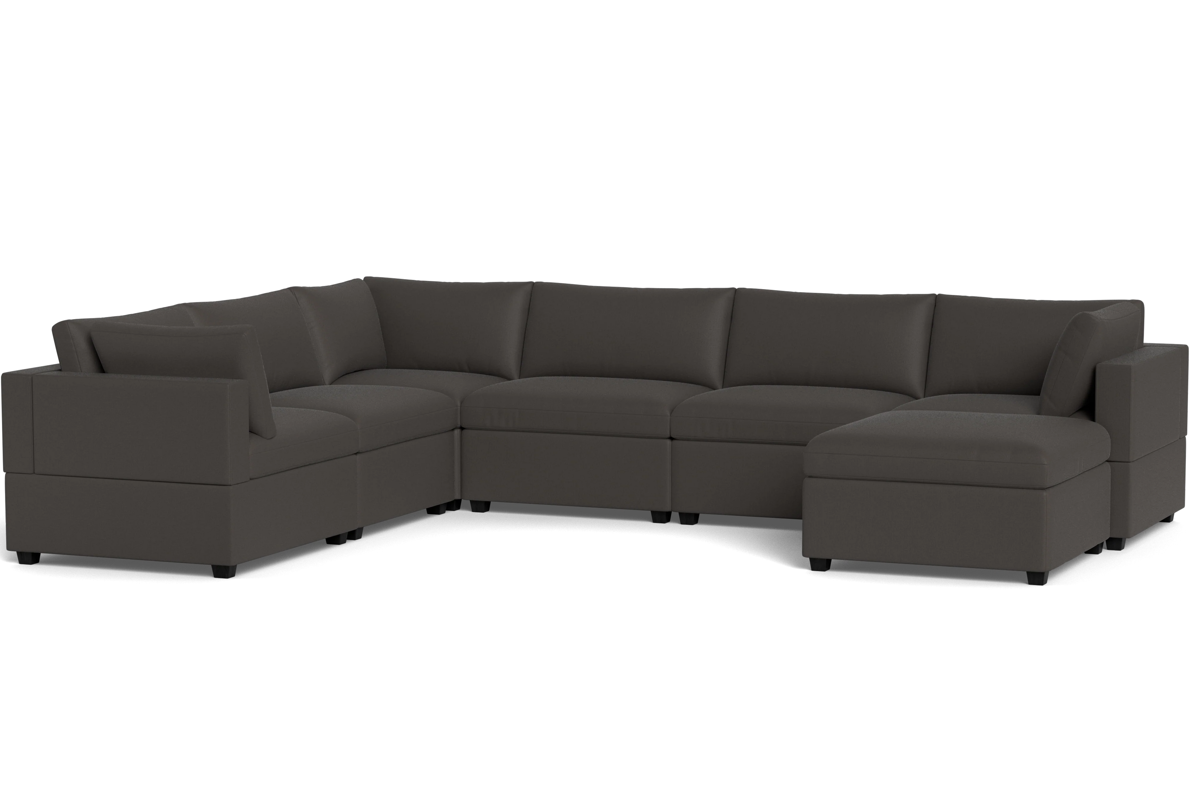 Mi Casa Furniture Box Cushion Grand Corner + Ottoman