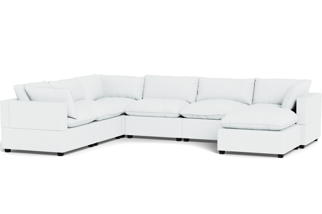 Mi Casa Furniture Box Cushion Grand Corner + Ottoman