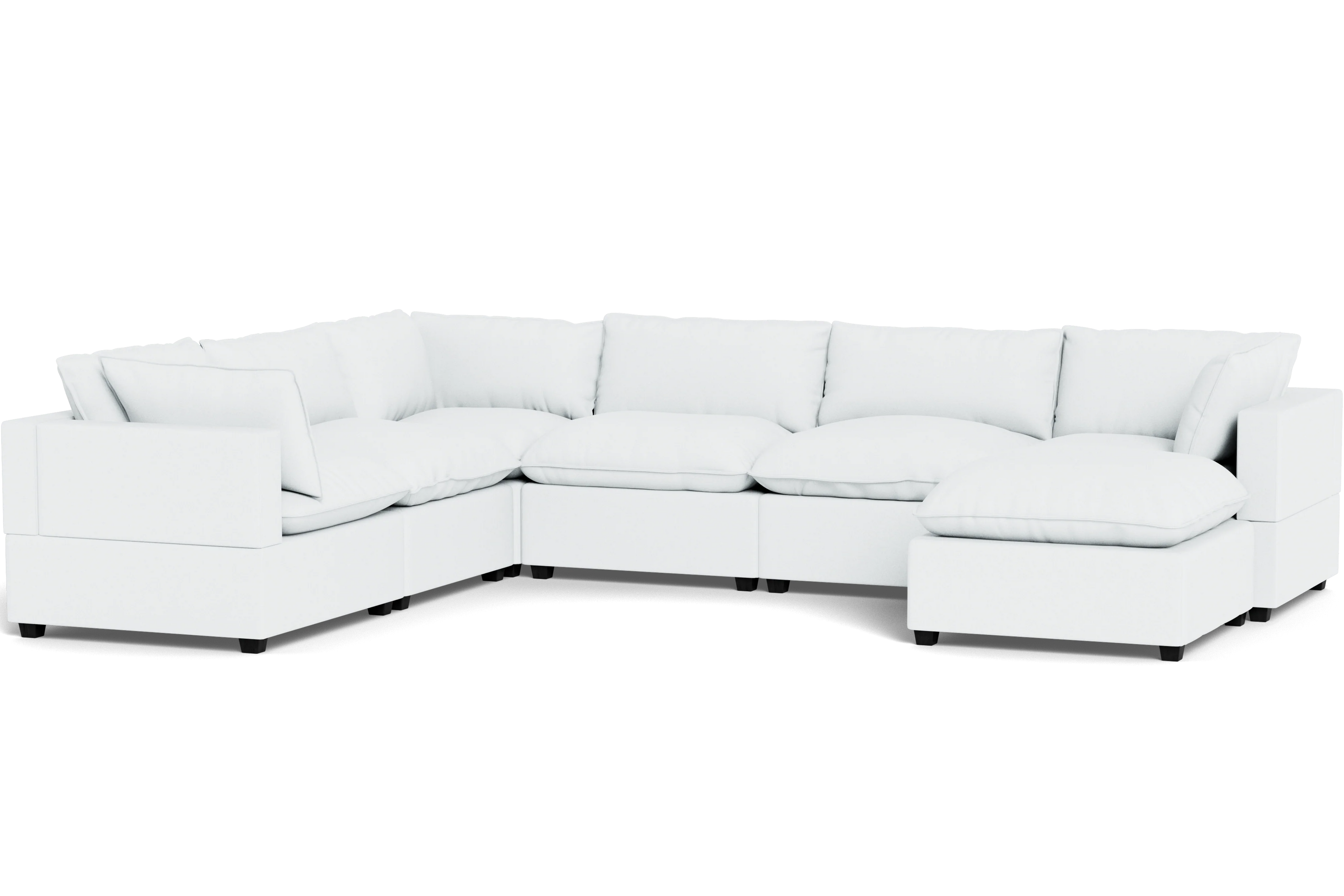 Mi Casa Furniture Box Cushion Grand Corner + Ottoman
