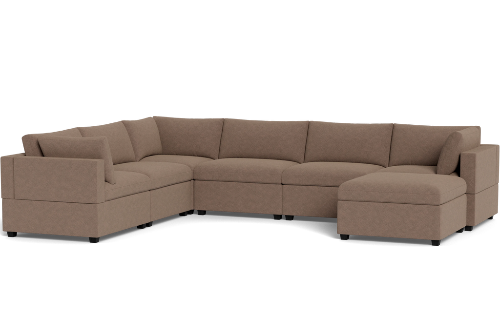 Mi Casa Furniture Box Cushion Grand Corner + Ottoman