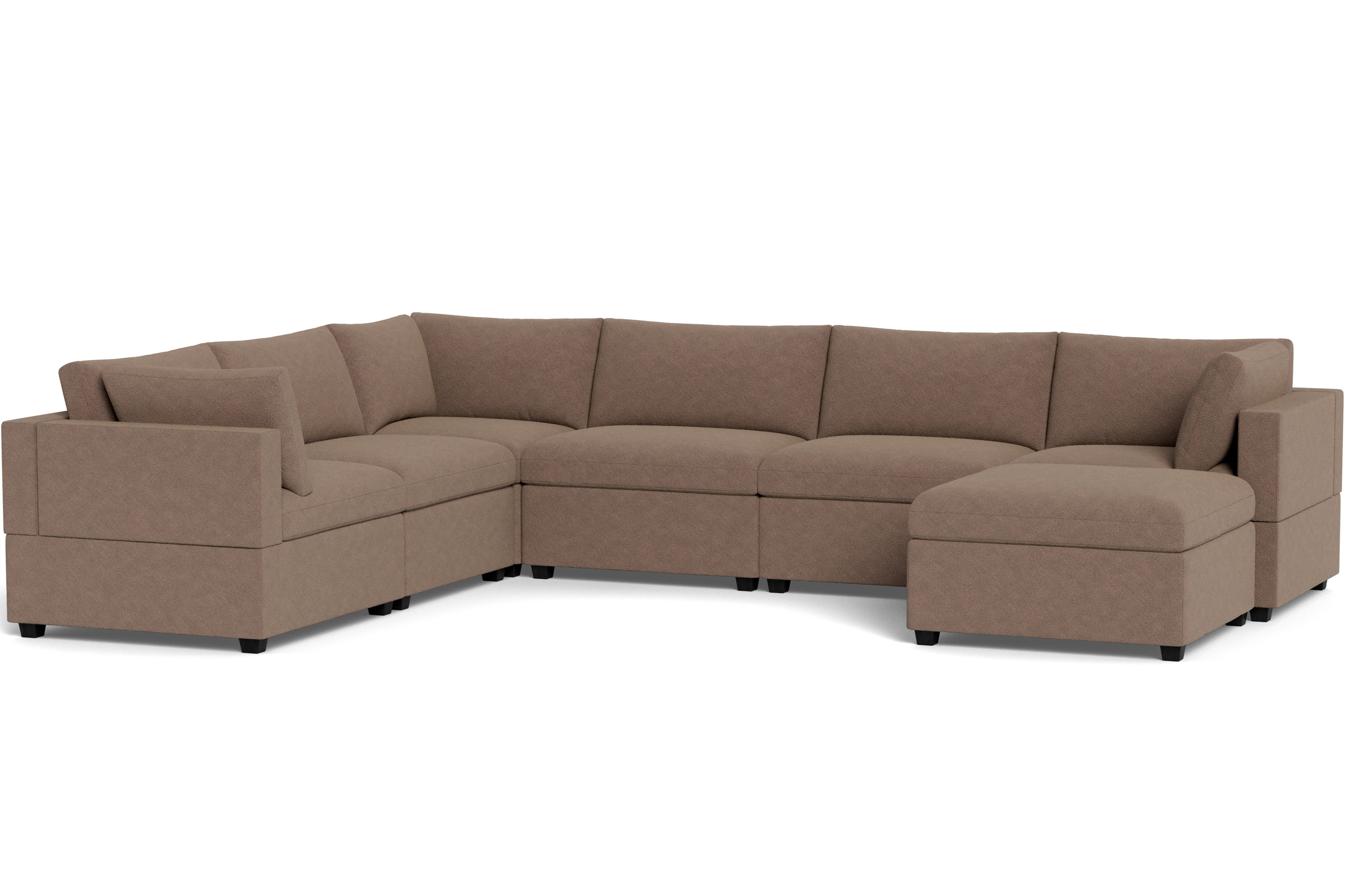 Mi Casa Furniture Box Cushion Grand Corner + Ottoman