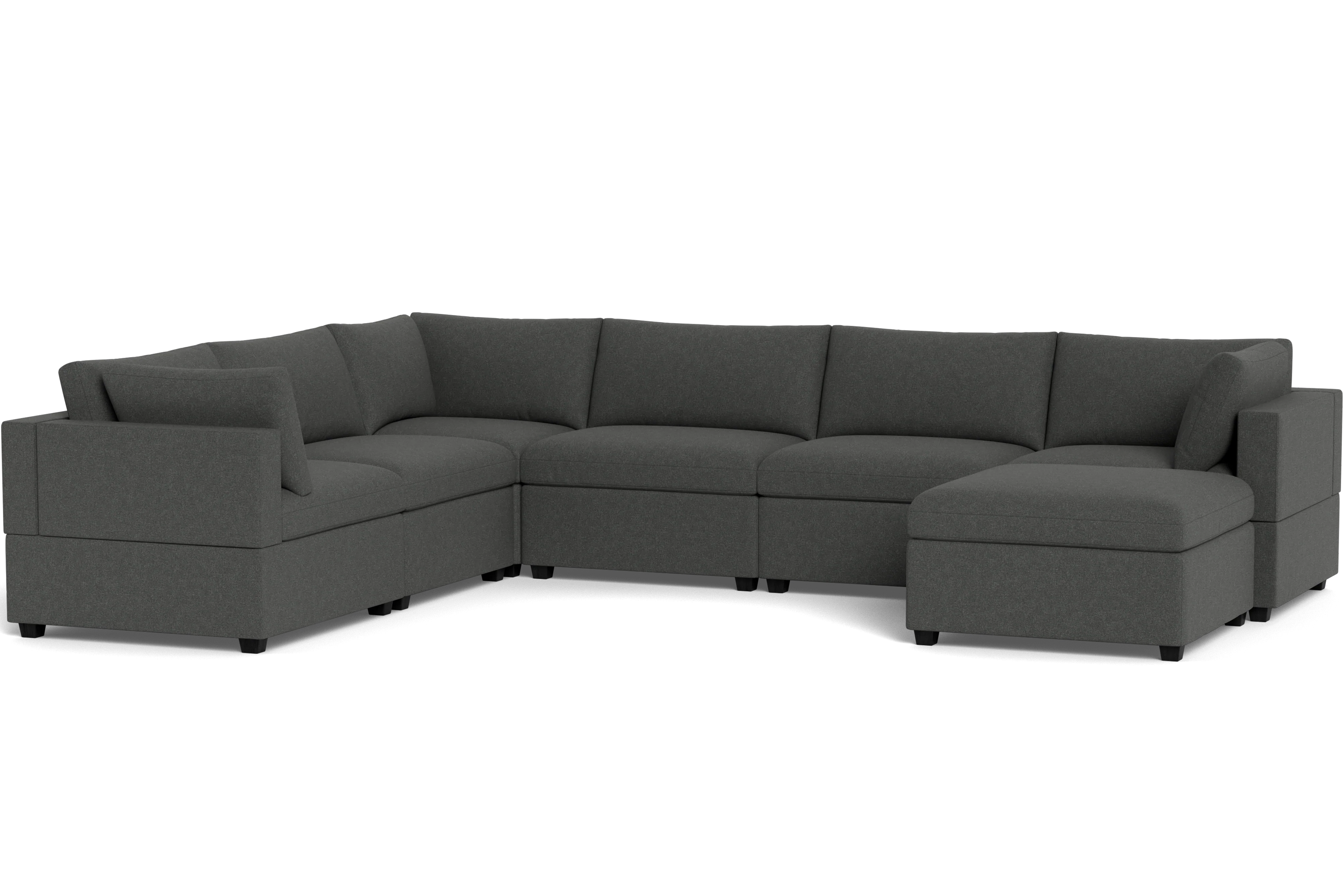 Mi Casa Furniture Box Cushion Grand Corner + Ottoman