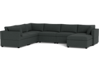 Mi Casa Furniture Box Cushion Grand Corner + Ottoman